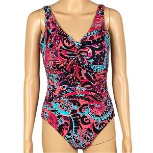 MAGICSUIT by MIRACLESUIT Yasmin onepiece multi-color swimsuit in Dynasty Size 10